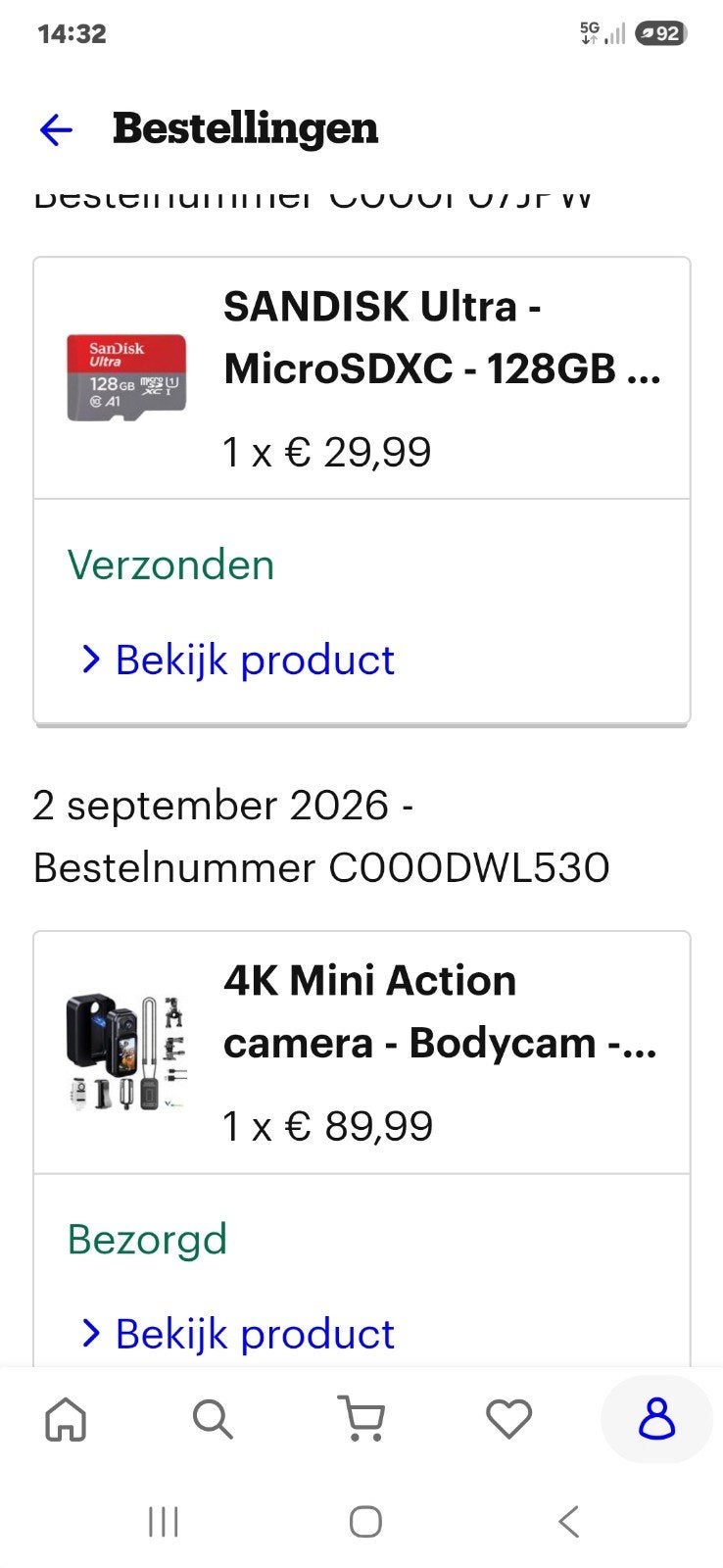 4 K mini action camera, Ophalen of Verzenden, Nieuw, Overige merken