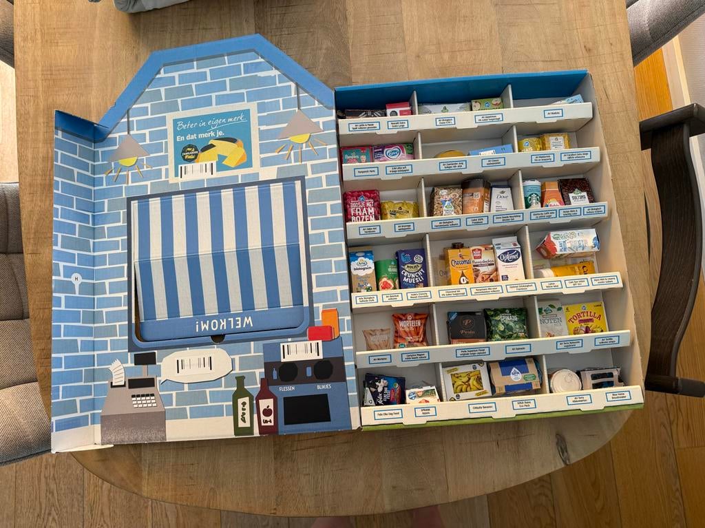 Albert Heijn supermarkt speelset met miniatuurproducten, Albert Heijn, Ophalen