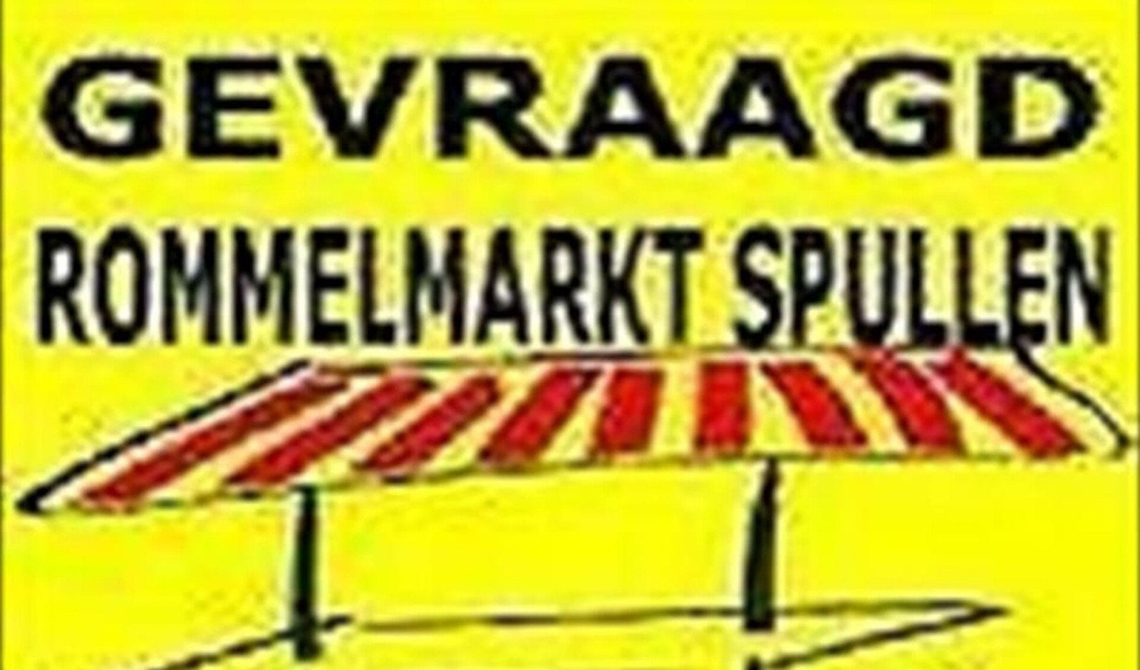 GEVRAAGD: rommelmarktspullen, Ophalen