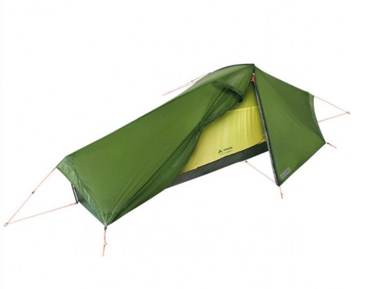 Vaude lizard gul 1 persoons ultralight tent, Overige typen, Minder dan 4 meter, Zo goed als nieuw, Minder dan 5 meter