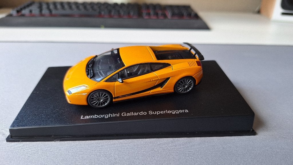 1:43 AutoArt Lamborghini Gallardo Superleggera, Ophalen of Verzenden, Zo goed als nieuw, Auto, Overige merken