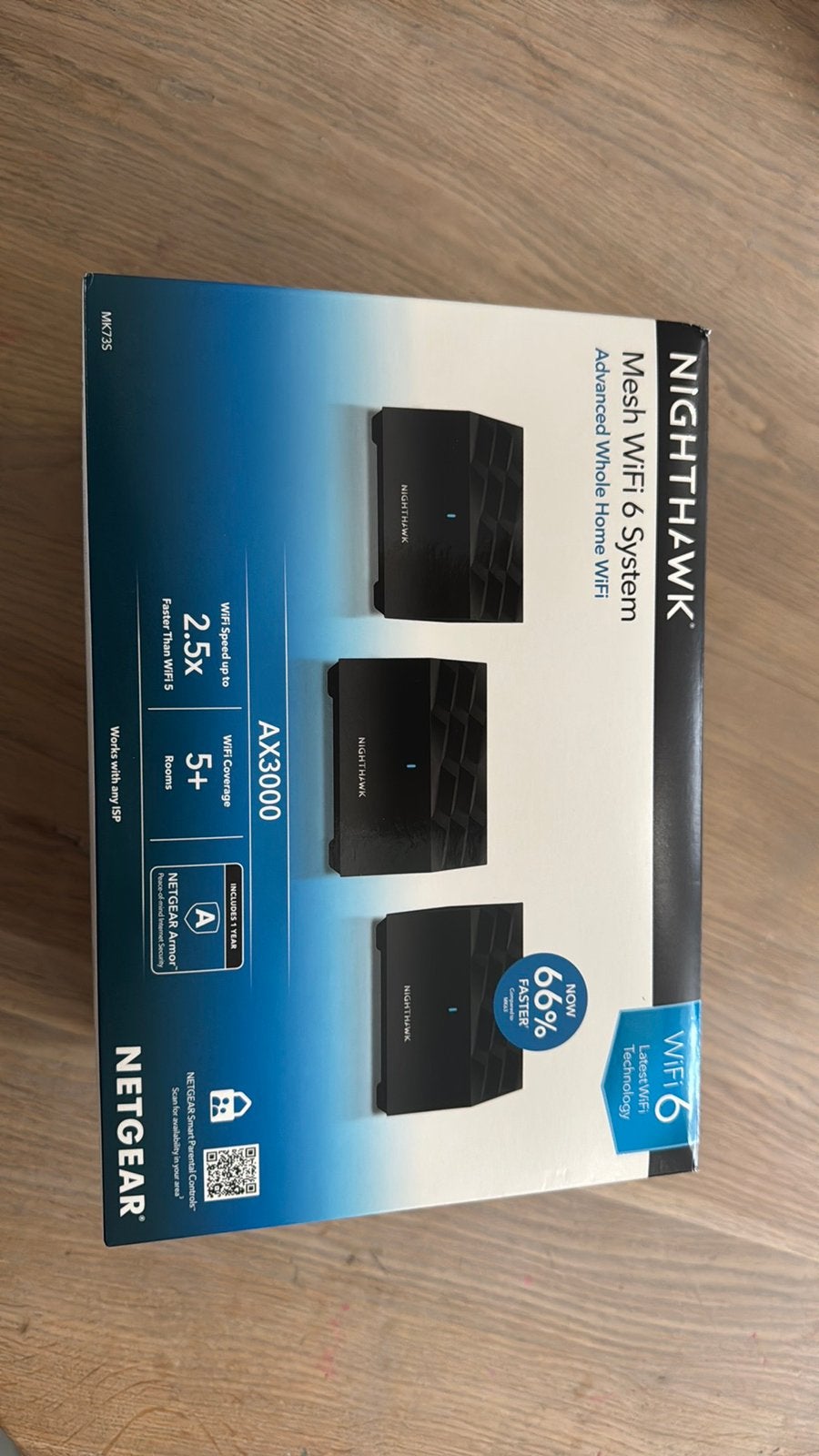 Netgear wifi 6 mesh pods wifi pods systeem gaming mk73s, Ophalen of Verzenden, Zo goed als nieuw