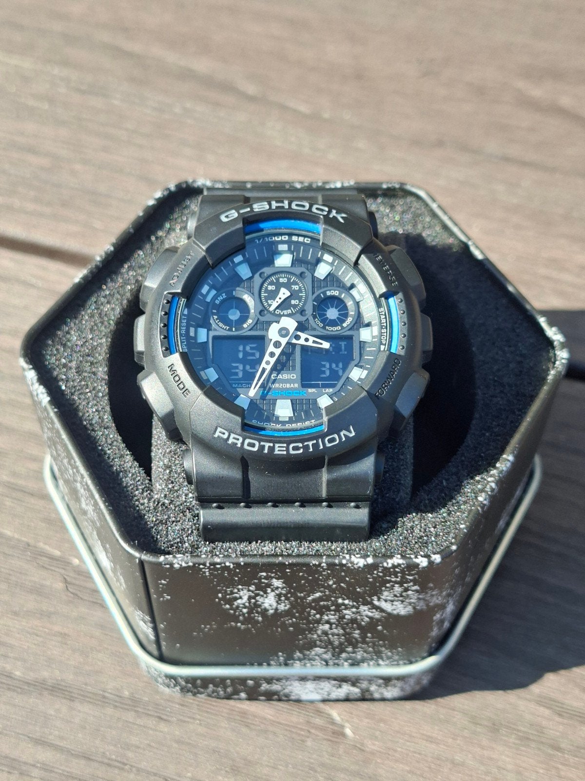 Casio G-shock GA-100, Casio G-Shock, Zwart, Ophalen of Verzenden, Zo goed als nieuw