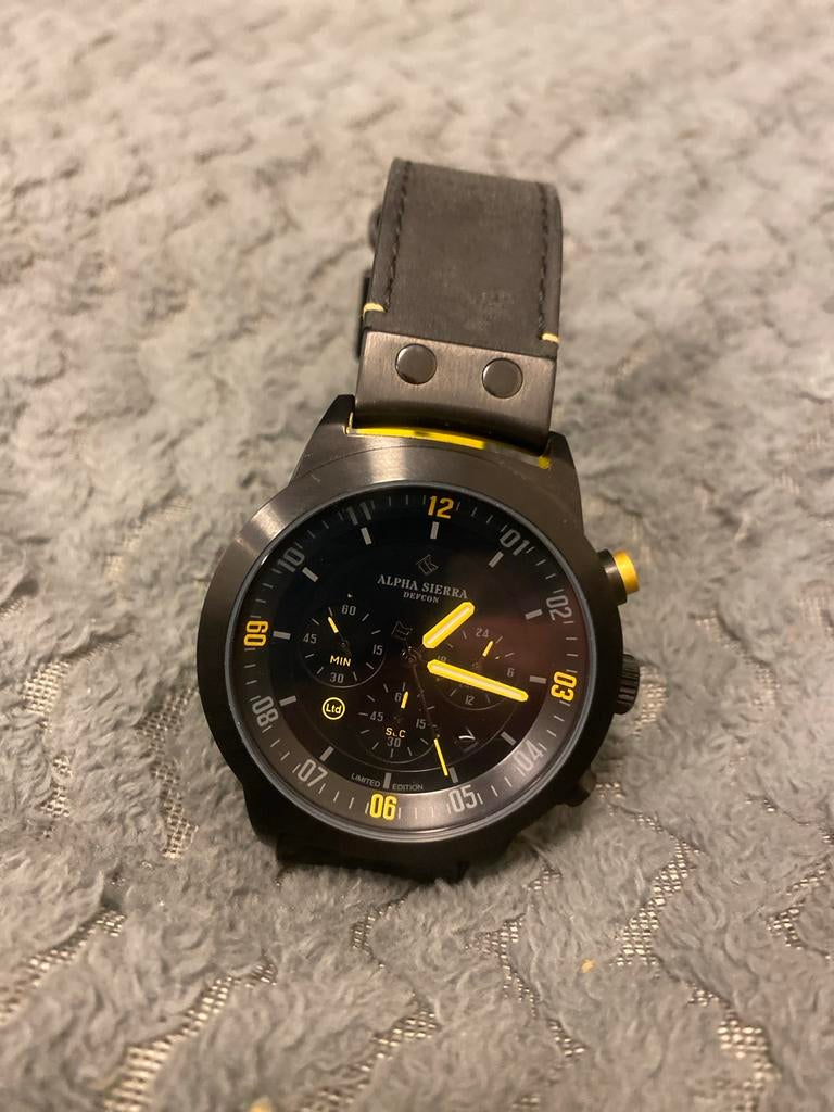 Alpha Sierra Limited Edition Herenhorloge, Overige merken, Staal, Polshorloge, Ophalen of Verzenden