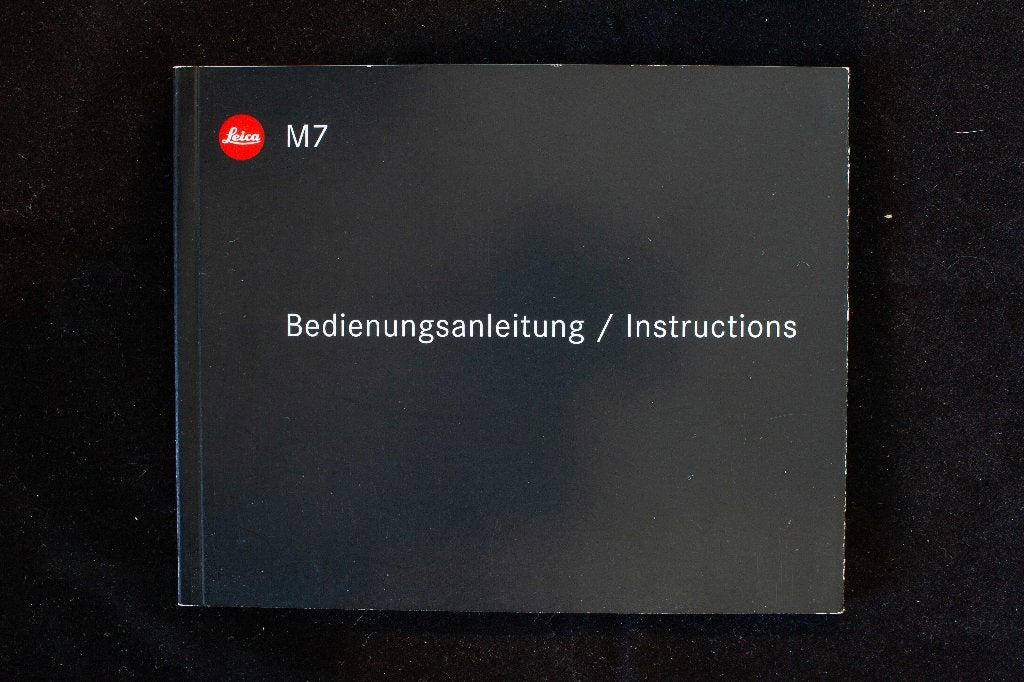 handleiding Leica M7, Ophalen of Verzenden, Zo goed als nieuw, Compact, Leica