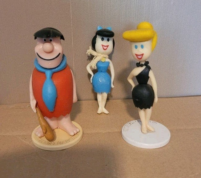 Vintage Flintstones Margarine Brabantia Figuren Set, Verzamelen, Ophalen of Verzenden, Gebruikt