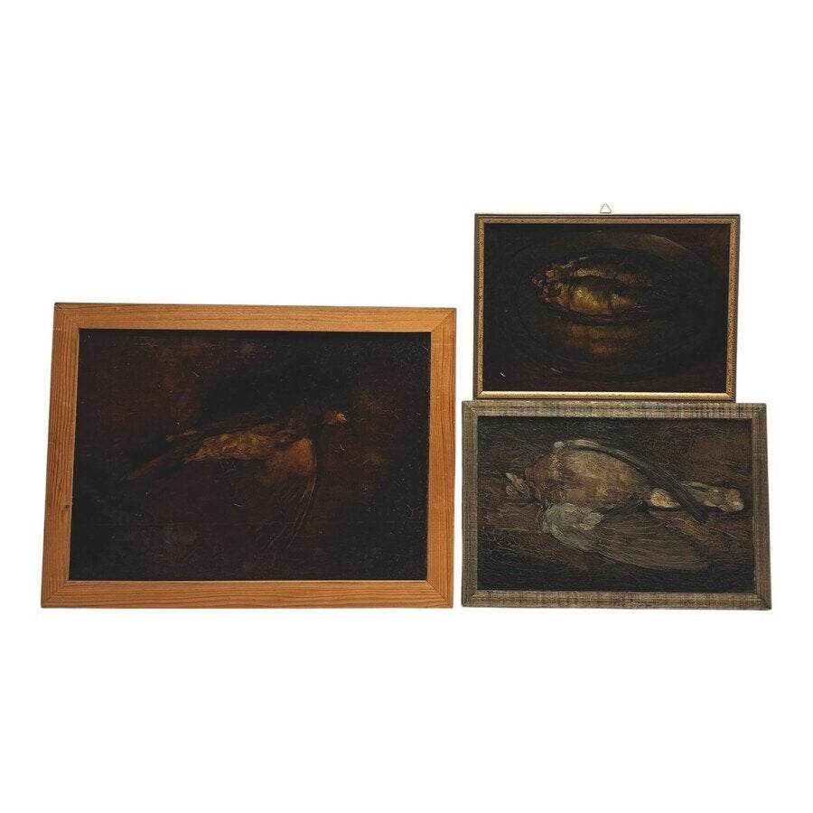 Ferdinand Boersma (1906-1979), drie schilderijen, Antiek en Kunst, Ophalen of Verzenden