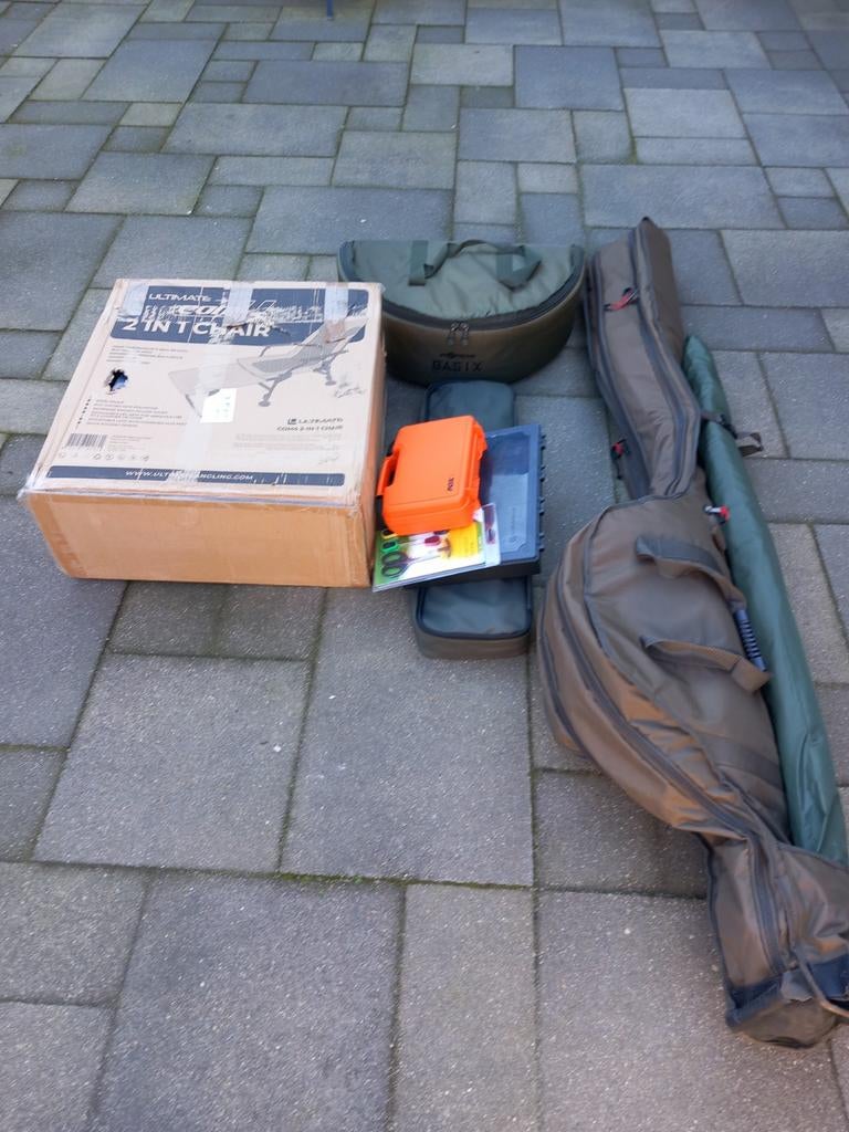 Schitterende Complete Karperset met alles erop en eraan., Ophalen, Zo goed als nieuw, Complete set