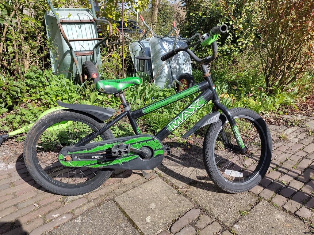 Kinder crossfiets 18 inch, Fietsen en Brommers, Fietsen | Crossfietsen en BMX, Ophalen, Gebruikt, Staal, 16 tot 20 inch