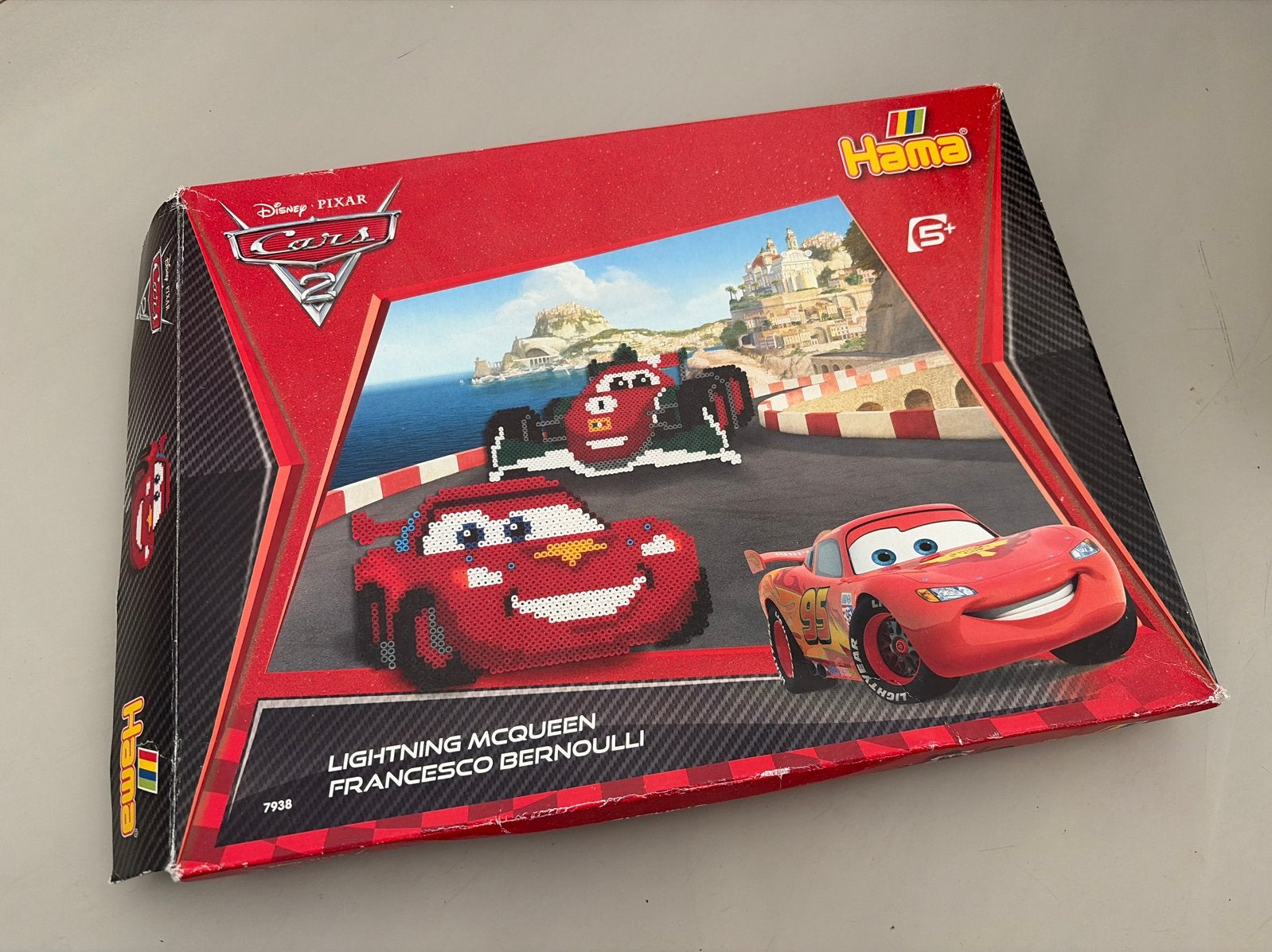 Hama Disney Pixar Cars 2 strijkkralen set Lightning McQueen, Ophalen, Zo goed als nieuw, Knutselen