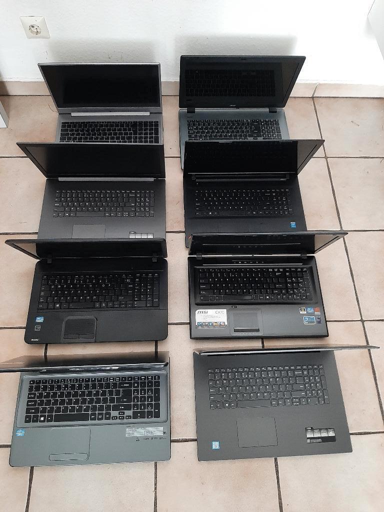 Partij 17 inch laptops i3 i5 zonder HDD DDR oplader, Computers en Software, Windows Laptops, Gebruikt, 17 inch of meer, HDD, 2 tot 3 Ghz