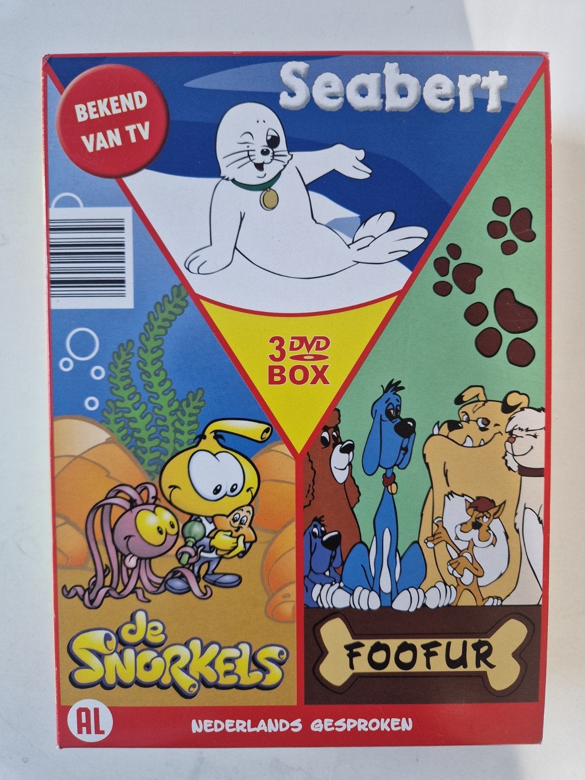 Seabert, De Snorkels, Foofur 3 DVD Box -Nederlands Gesproken, Gebruikt, Animatie, Verzamelbox, Alle leeftijden
