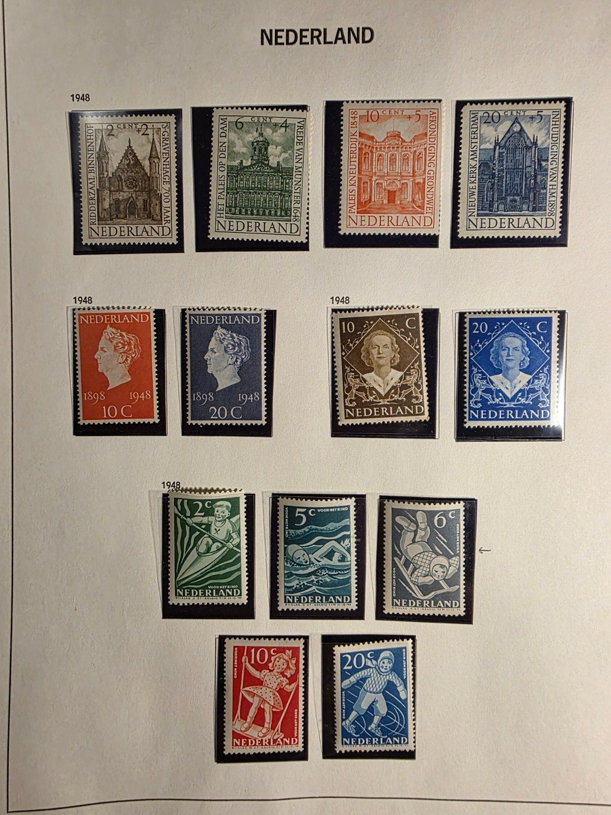 Nederlandse Postzegels 1948 - Diverse Uitgaven, Postzegels en Munten, Postzegels | Nederland, Verzenden, Na 1940, Postfris