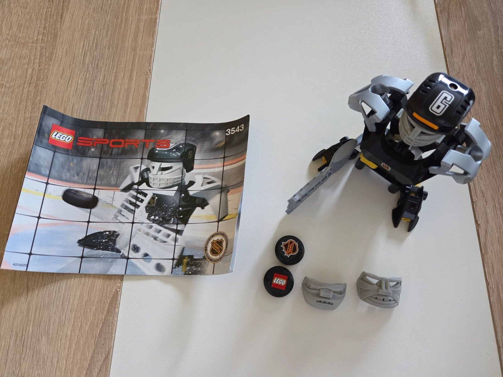 Lego Sports Hockey Set 3543 - Compleet met instructies, Overige thema's, Lego, Compleet, Ophalen of Verzenden