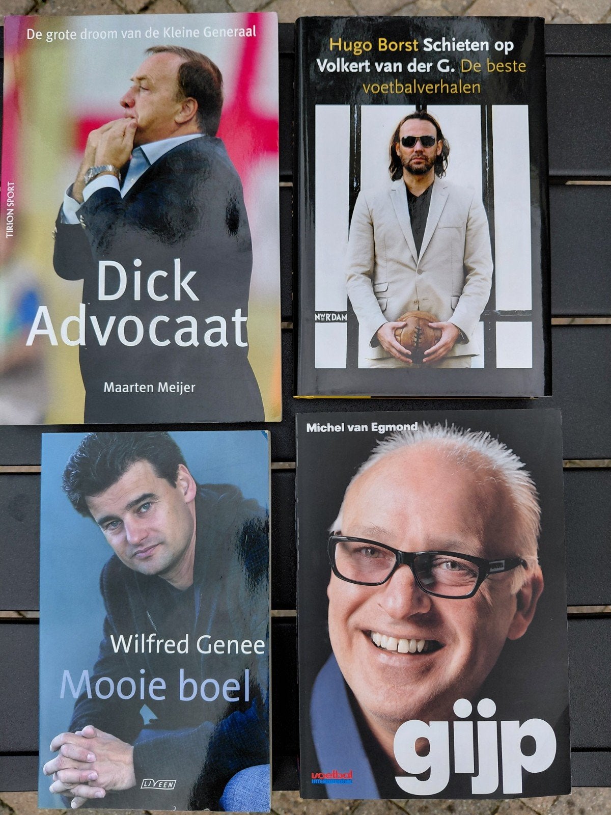 boeken: Dick Advocaat, Gijp, Hugo Borst, Wilfred Genee, Ophalen of Verzenden, Gelezen, Maarten Meijer, Michel van Egmond, Hugo Borst, Wilfred Genee
