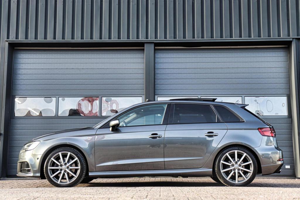 Audi A3 Sportback 2.0 TFSI Quattro 3x S-Line /LED/PANODAK/VI, Gebruikt, 1984 cc, Bedrijf, Zilver of Grijs