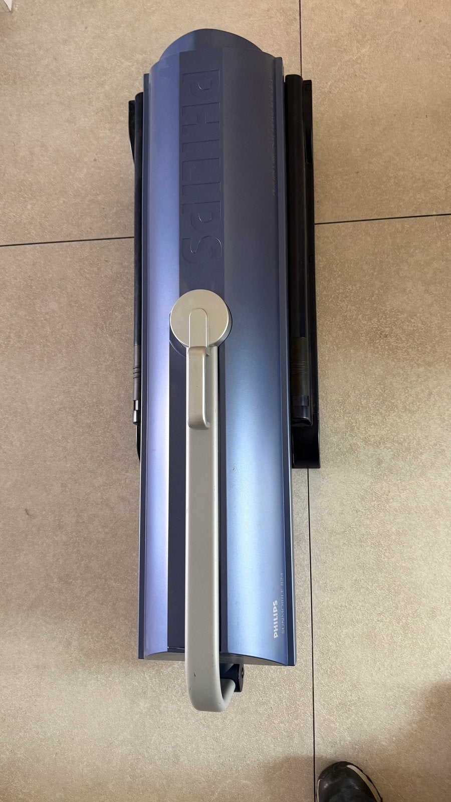 Philips HB 824 zonnebank — 3x HPA400, slechts 185 branduren, Witgoed en Apparatuur, Zonnebanken en Gezichtsbruiners, Ophalen, Gebruikt