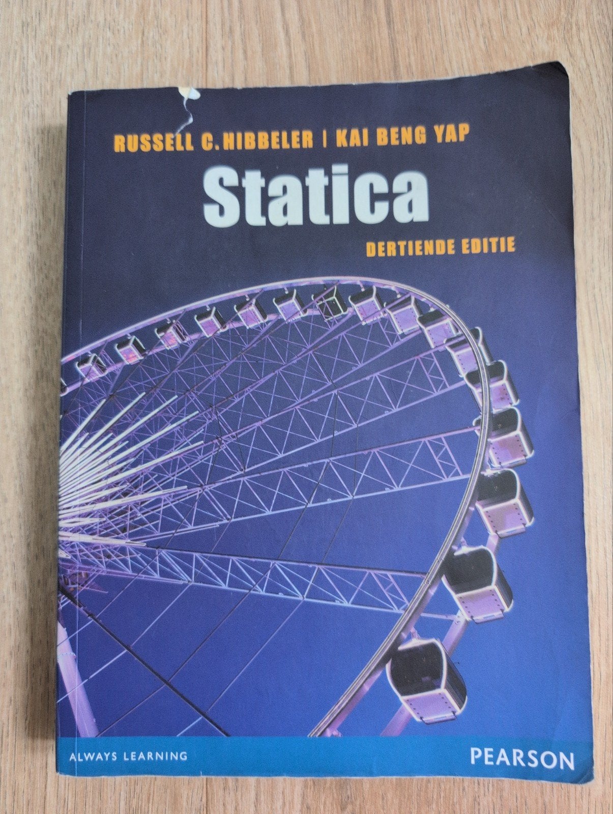 Statica - Dertiende Editie (Russell C. Hibbeler), Boeken, Zo goed als nieuw, Russell C. Hibbeler, Beta, HBO