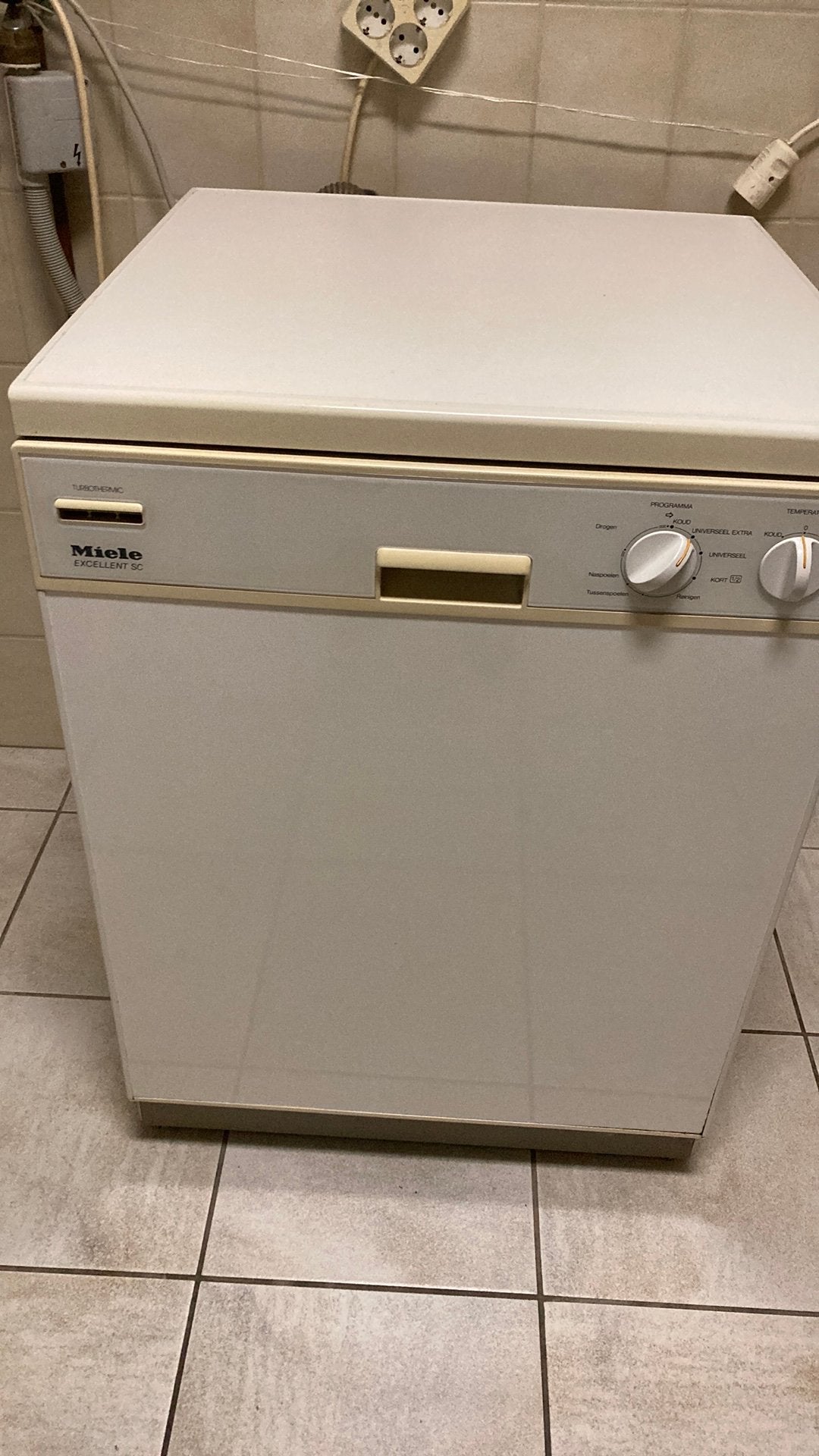 Miele vaatwasser turbo thermic, Ophalen of Verzenden, Gebruikt, Vrijstaand, Minder dan 85 cm