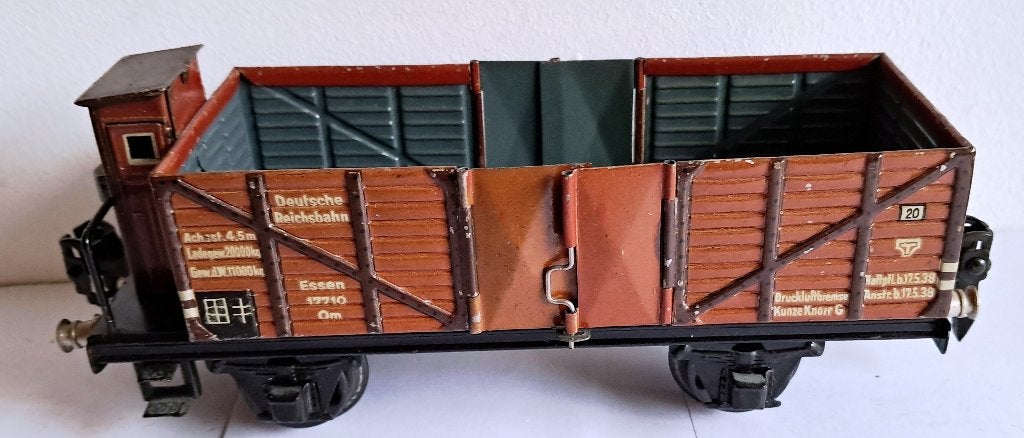 Spoor 0 marklin goederenwagen met openslaande laaddeuren, Ophalen of Verzenden