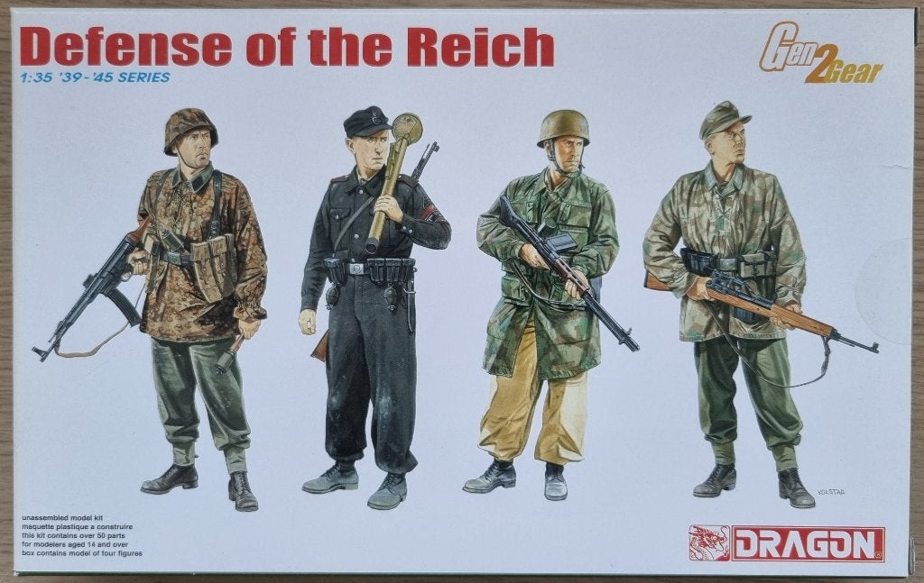 Dragon 1:35 #6694 WWII German Defense of the Reich, Ophalen of Verzenden, Nieuw, 1:35 tot 1:50, Figuur of Figuren