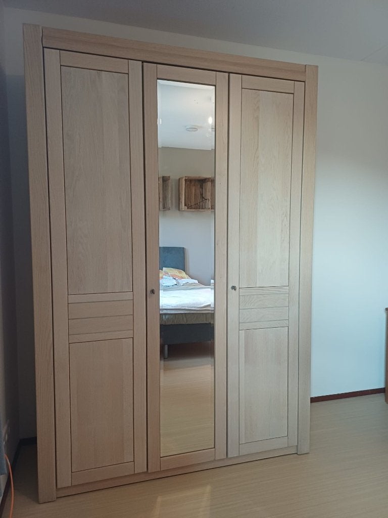 Grote eiken kledingkast, Huis en Inrichting, Kasten | Kledingkasten, Ophalen, Gebruikt, 200 cm of meer, 150 tot 200 cm