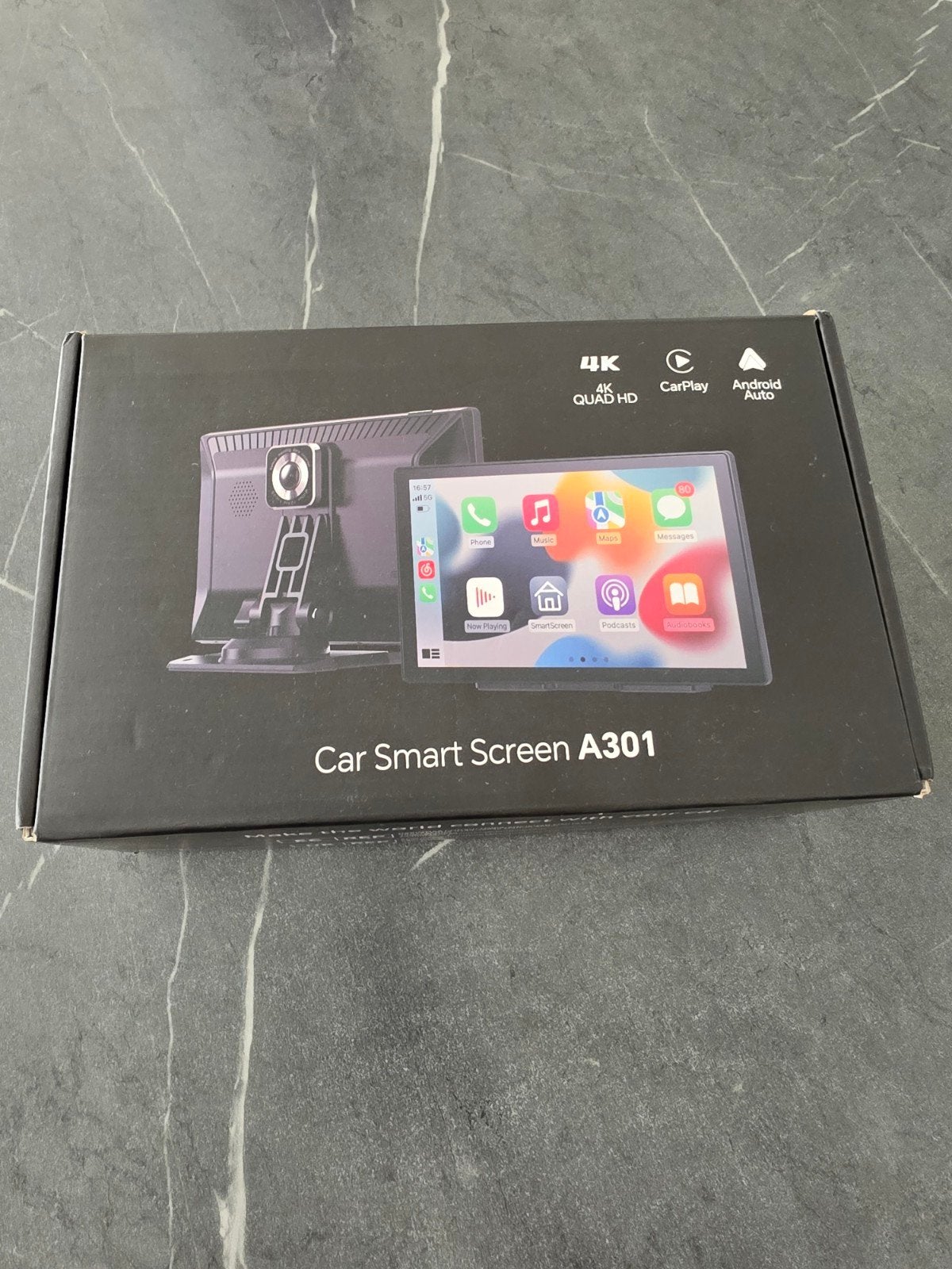 Car Smart Screen A301 4k autoplay met dashcam nieuw, Auto-onderdelen, Ophalen of Verzenden, Nieuw, Smart