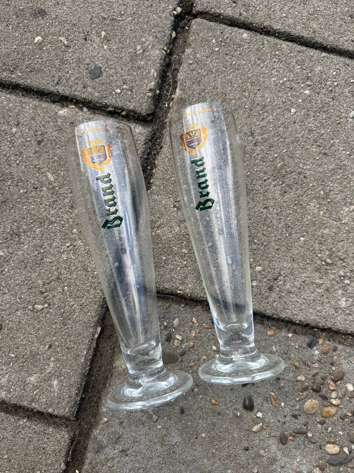 Diverse bierglazen: Brand, Amstel, Bavaria en meer, Glas of Glazen, Gebruikt, Overige merken, Vintage