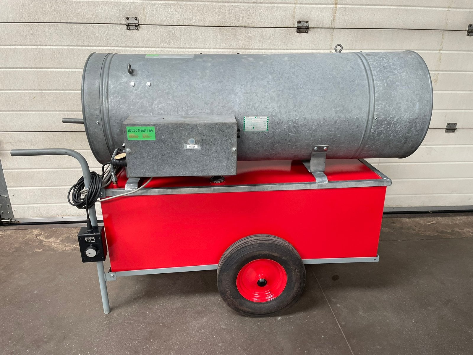 Heteluchtkanon dieselheater 90kW!, Ophalen, Cv-ketel of Combi-ketel, Zo goed als nieuw, 60 tot 150 cm
