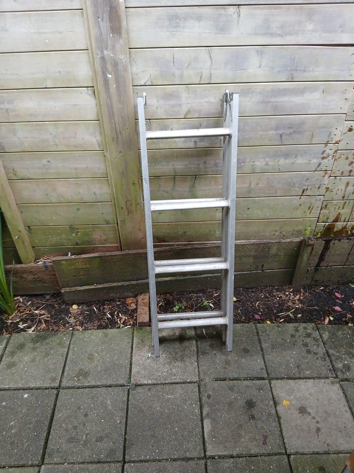 Opvouwbare ladder aluminium, Ophalen, 2 tot 4 meter