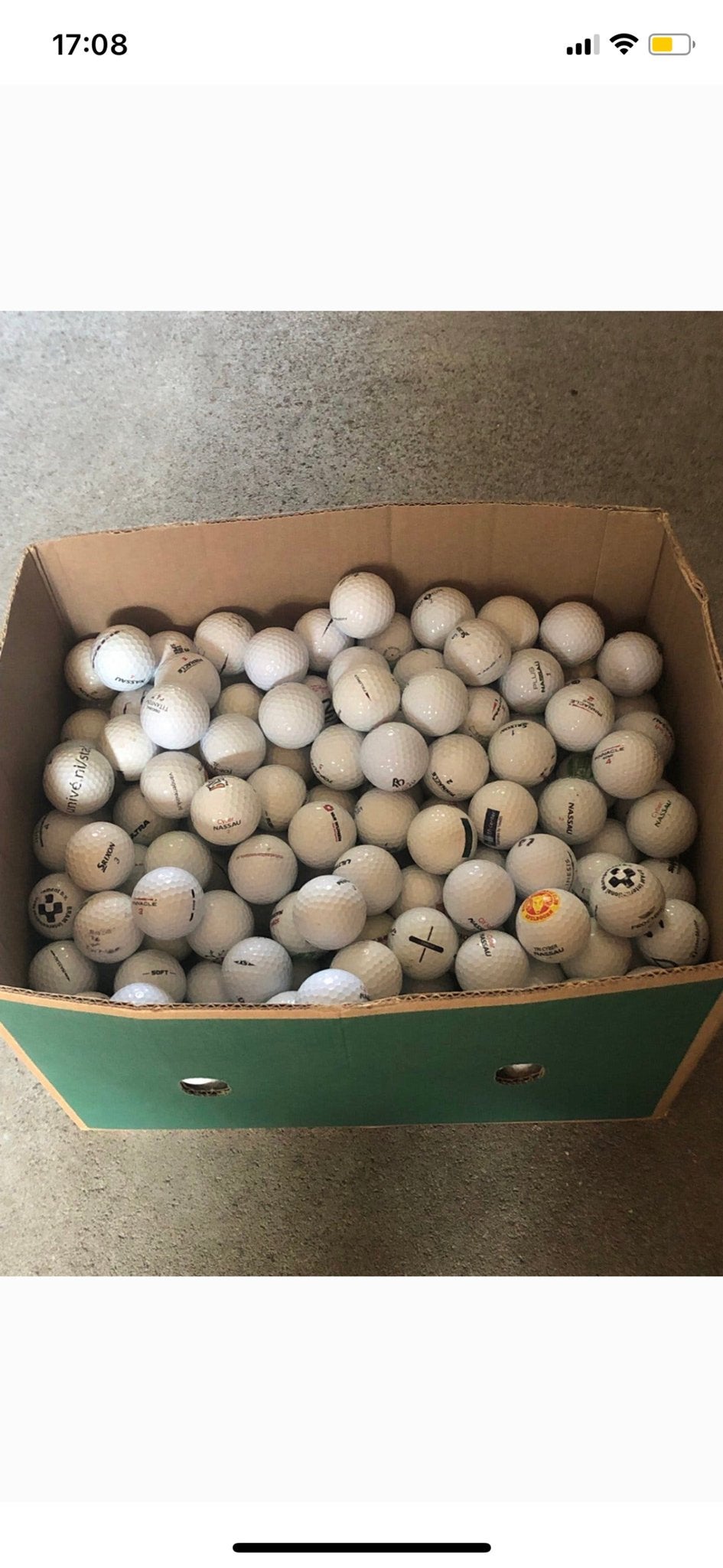 100 gebruikte golfballen diverse merken in nette staat, Ophalen of Verzenden, Gebruikt, Bal(len)