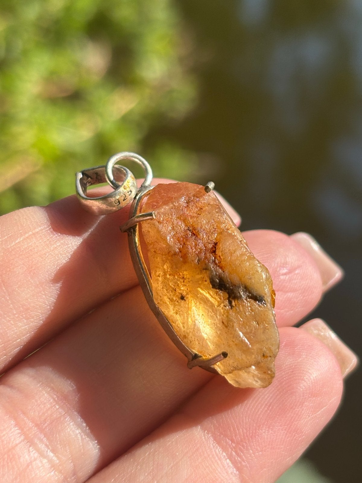 Citrien Edelsteen Hanger Natuurlijke Sieraden Accessoires, Overige voorstellingen, Vanbeeksaar4@gmail.com, Geel, Nieuw