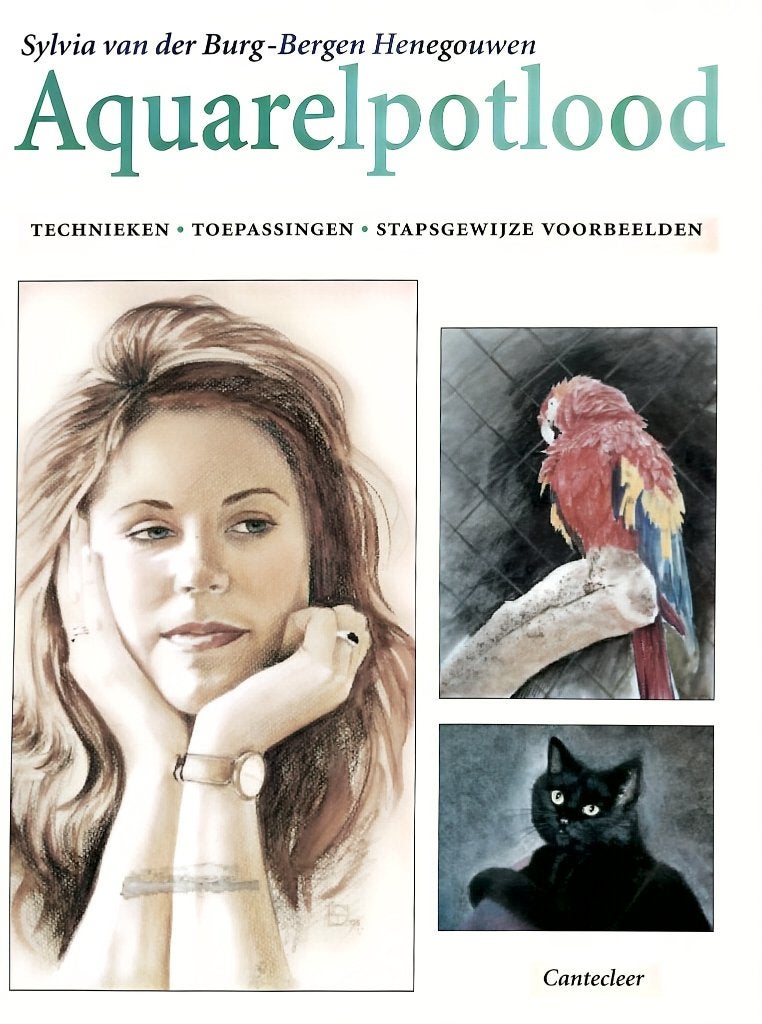 Aquarelpotlood - Sylvia van der Burg, Ophalen of Verzenden, Zo goed als nieuw, Tekenen en Schilderen, Sylvia van der Burg