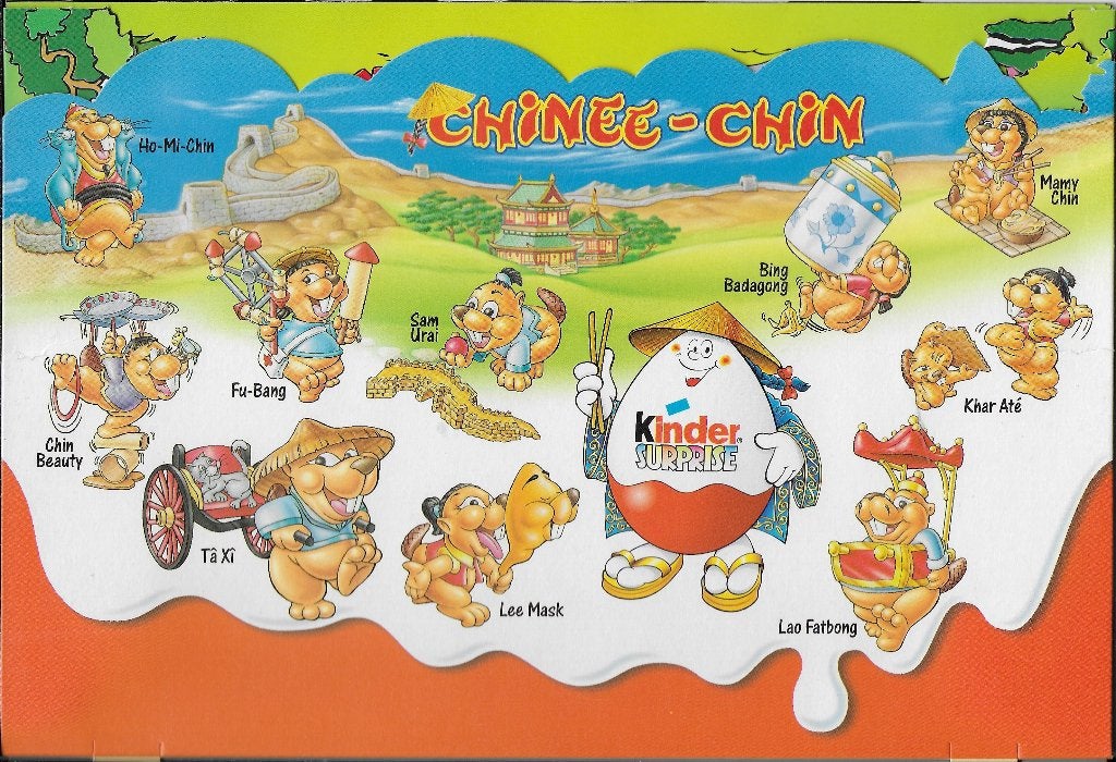 Chinee-chin kindersurprise kartonnen dorp zonder figuurtjes, Ophalen of Verzenden, Zo goed als nieuw, Overige typen