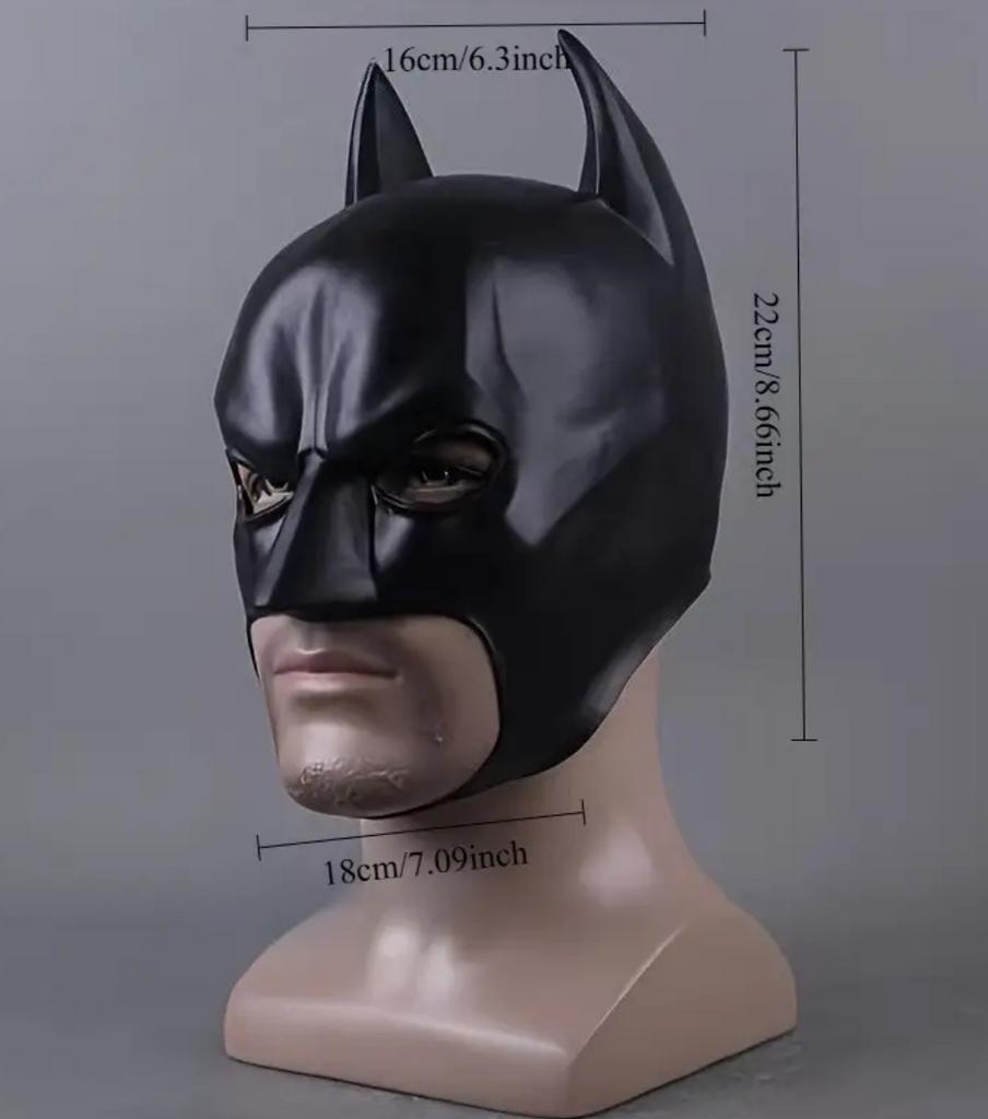 Batman Masker - Latex Cosplay Accessoire, Ophalen of Verzenden, Nieuw, Accessoires