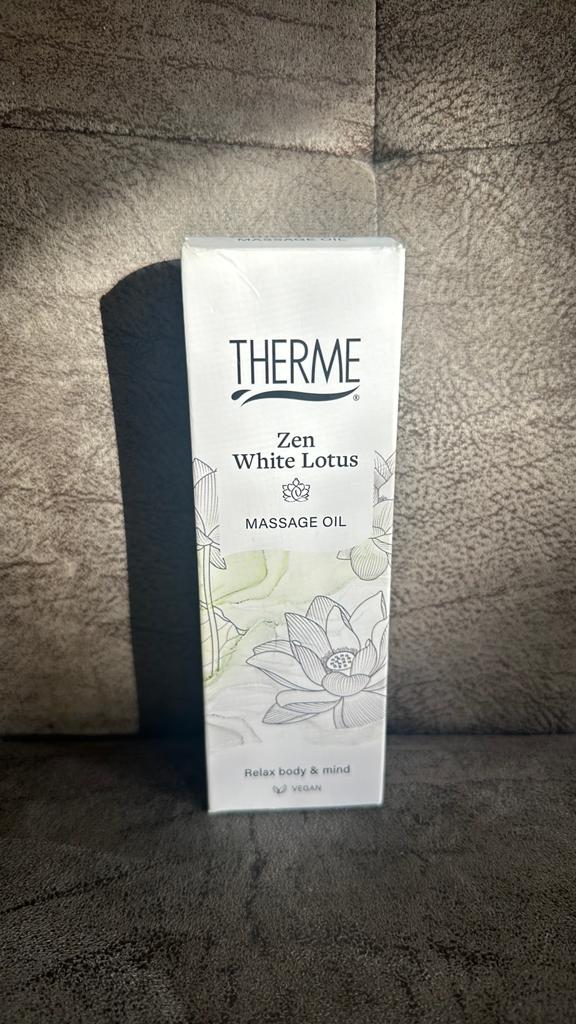 Therme withe lotus oli, Ophalen of Verzenden, Zo goed als nieuw, Gehele gezicht