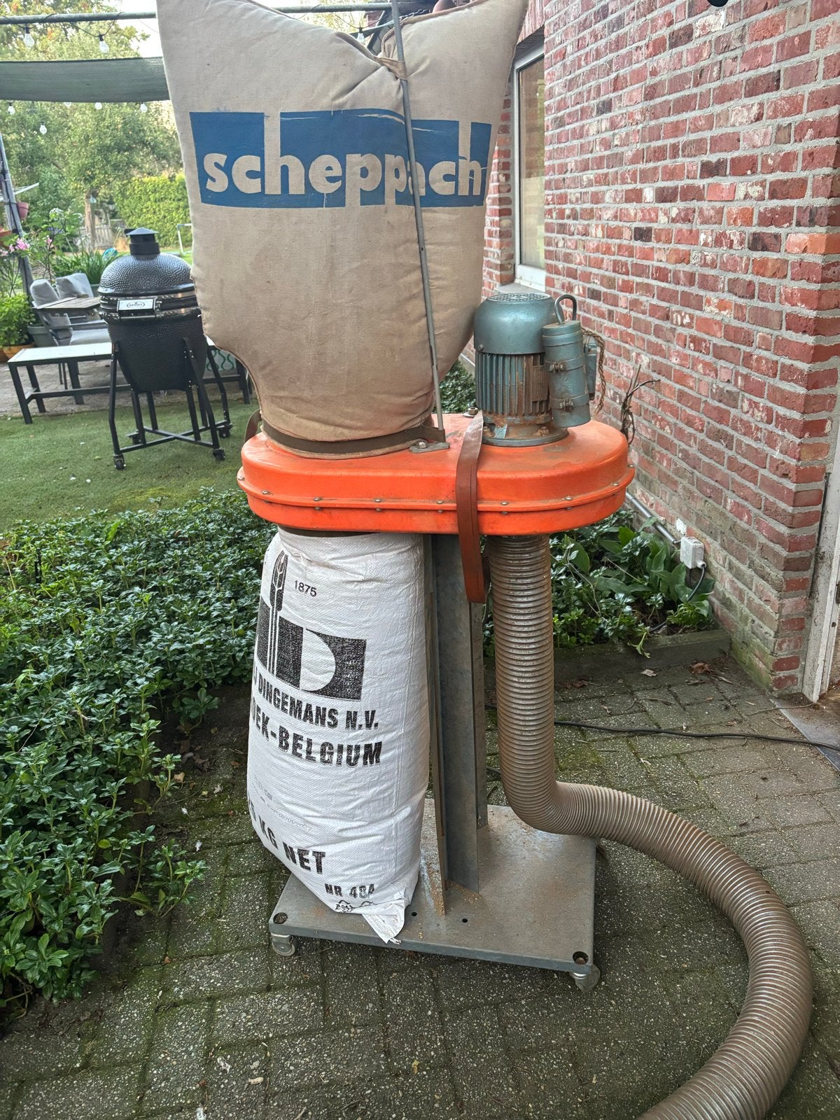 Scheppach stofafzuiger - oerdegelijk, Doe-het-zelf en Verbouw, Gereedschap | Overige machines, Ophalen, Gebruikt