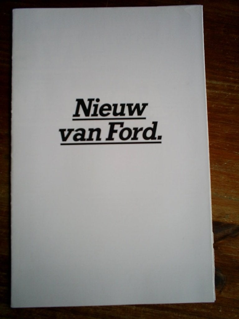 Ford Mondeo Nieuw van Ford 1993 8 pag., Verzenden, Zo goed als nieuw, Ford