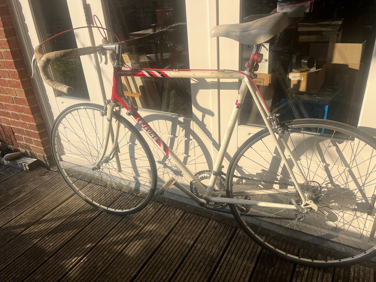Vintage Lejeune racefiets - Klassieke stijl, Fietsen en Brommers, Fietsen | Racefietsen, Gebruikt, Staal, 53 tot 57 cm, Ophalen