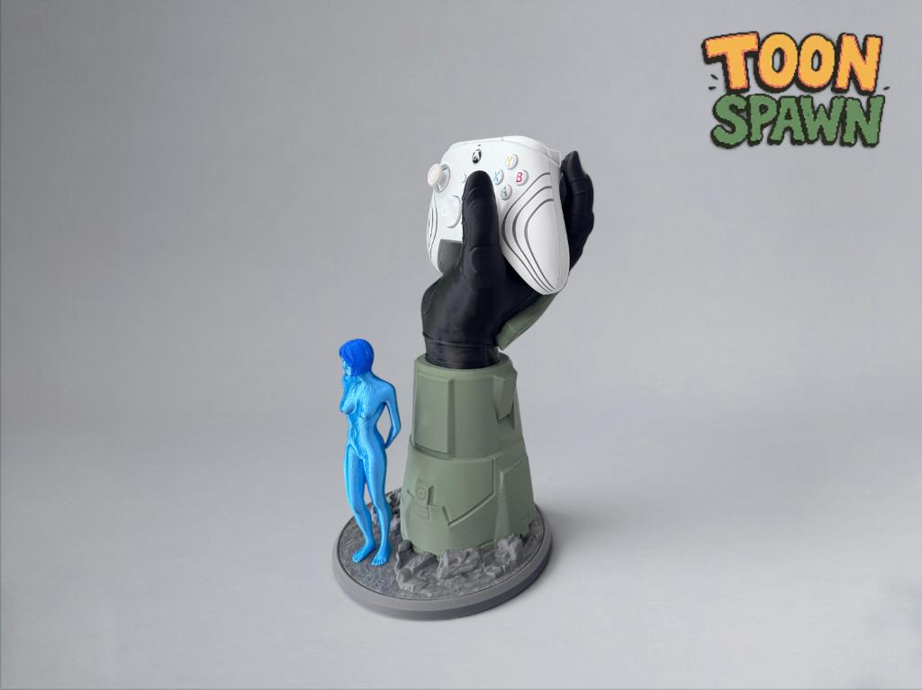Master Chief Controller Stand met Cortana – Halo, Info@toonspawn.nl, Rotterdam, Nederland, ToonSpawn, Overige typen