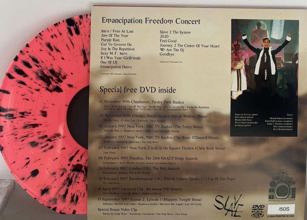 Prince- Freedom Vinyl + BONUS DVD (SPLATTER VINYL) Ltd. 50, Verzenden, Complilatie, Pop, 12 inch