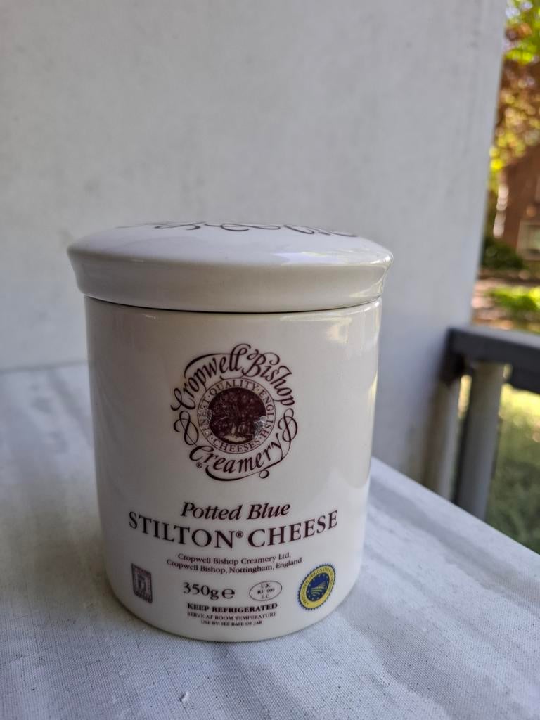 Vintage Crowpell Bishop Creamery Stilton Cheese Pot, Antiek en Kunst, Curiosa en Brocante, Ophalen of Verzenden