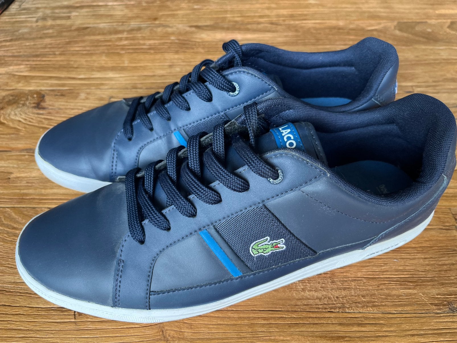 Lacoste sneakers maat 45, Blauw, Ophalen of Verzenden, Sneakers of Gympen, Gedragen