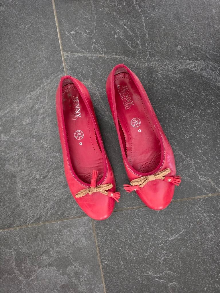 Rode ballerina schoentjes, Jenny by ara, Ophalen of Verzenden, Gedragen, Rood