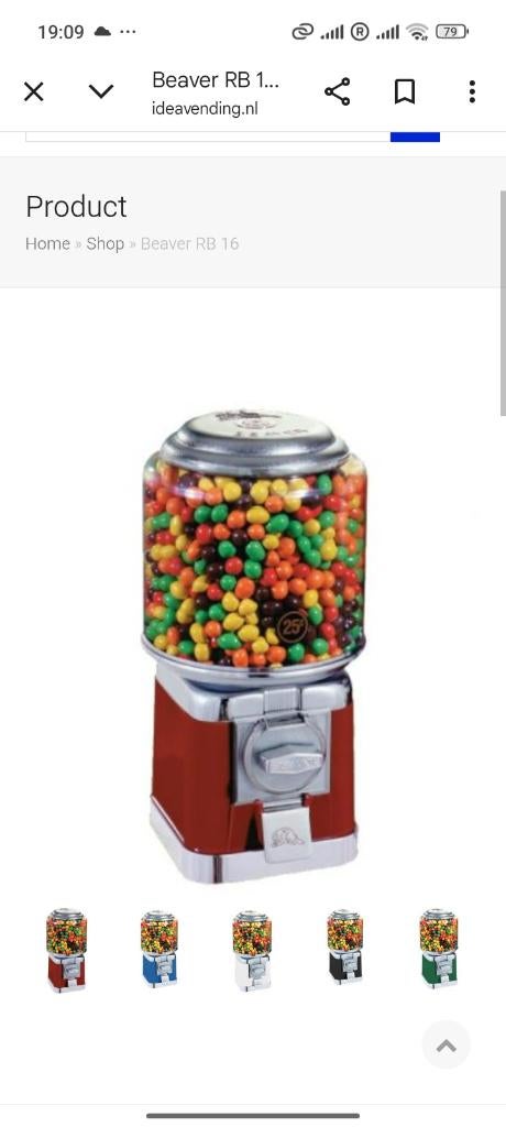 Automaat orginele beaver, Verzamelen, Ophalen of Verzenden, Gebruikt