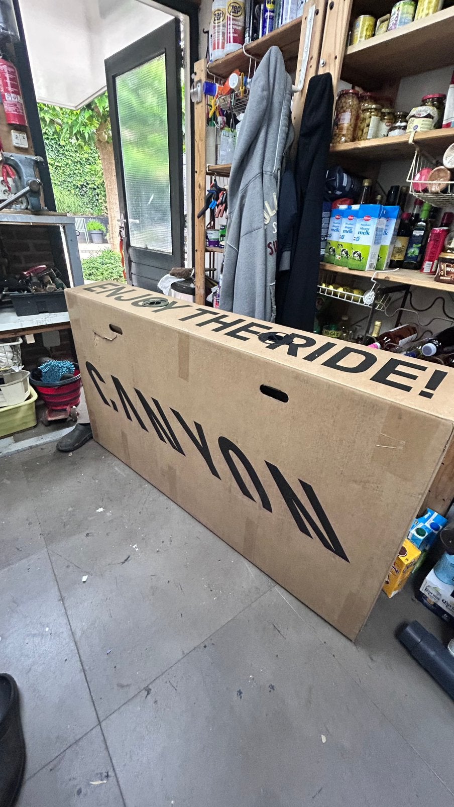 Canyon fiets transport doos, Overige merken, Aluminium, Ophalen of Verzenden, Zo goed als nieuw
