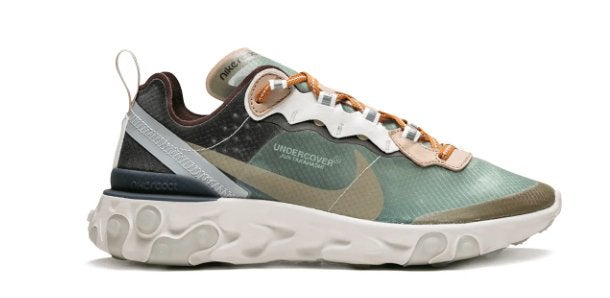 Nike x Undercover React Element 87Green Mist|Maat 41| €44,95, Zwart, Nike, Nieuw, Ophalen of Verzenden