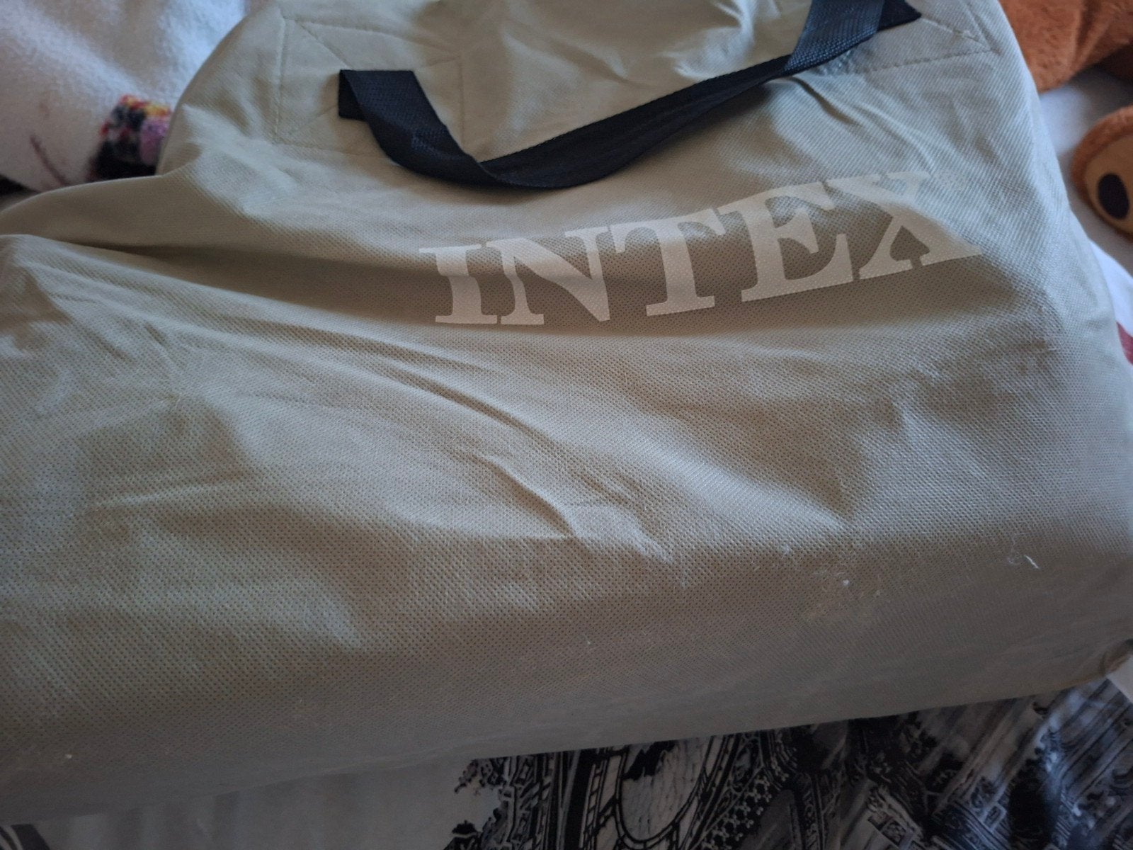 Intex 2-persoons luchtbed met ingebouwde pomp, Ophalen, Ingebouwde pomp, Gebruikt, 2-persoons