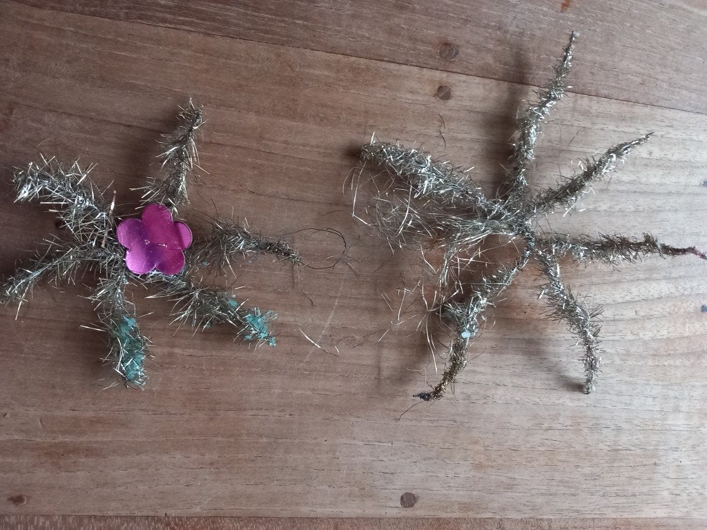 Oue tinsel sterren 2, Ophalen, Gebruikt