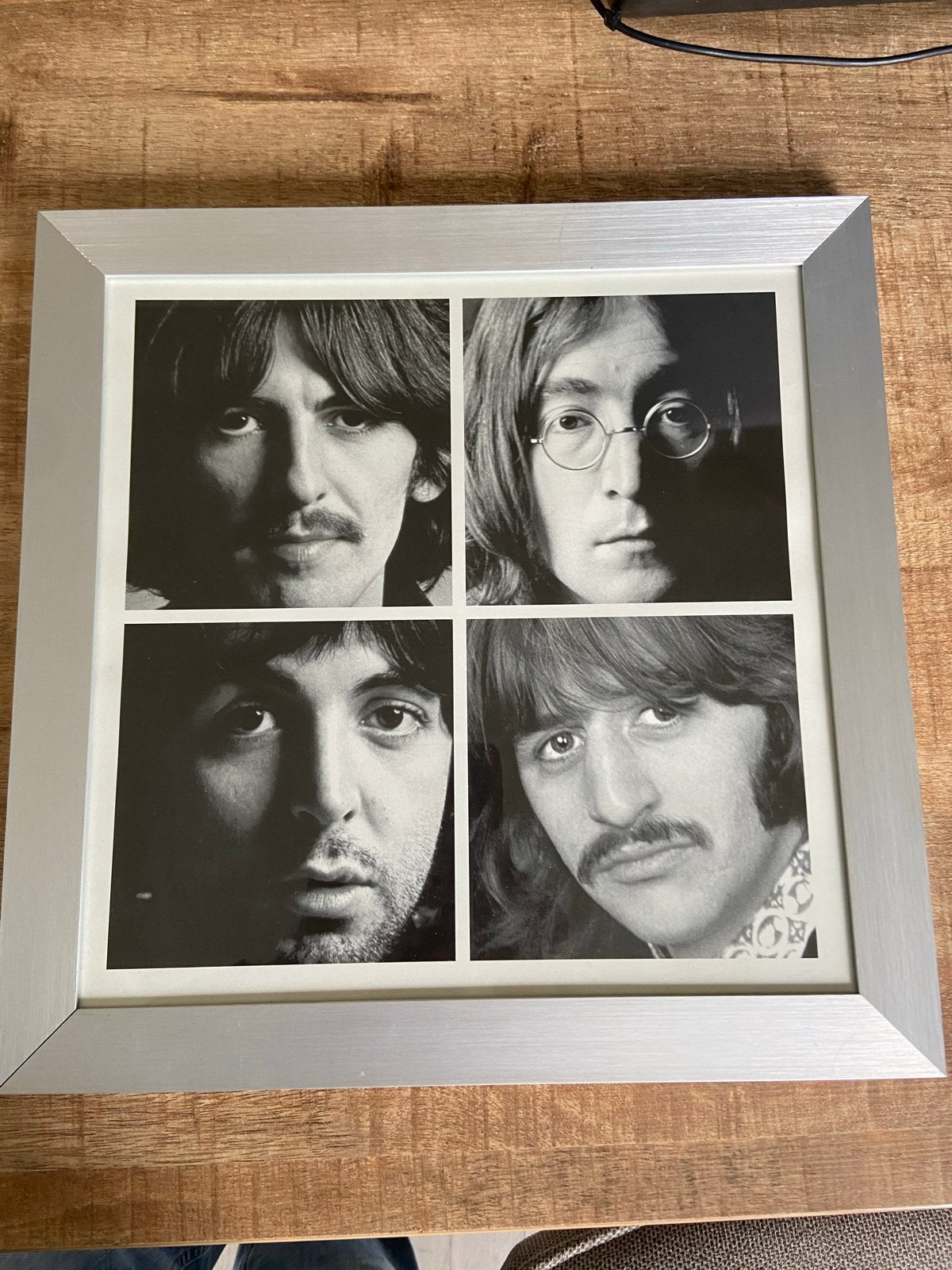 The Beatles - Ingelijste foto van de band, Minder dan 50 cm, Oorspronkelijke maker, Ophalen of Verzenden, Zo goed als nieuw